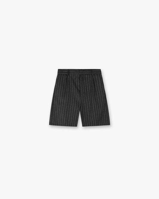 Tailored Short - Black Pinstripe