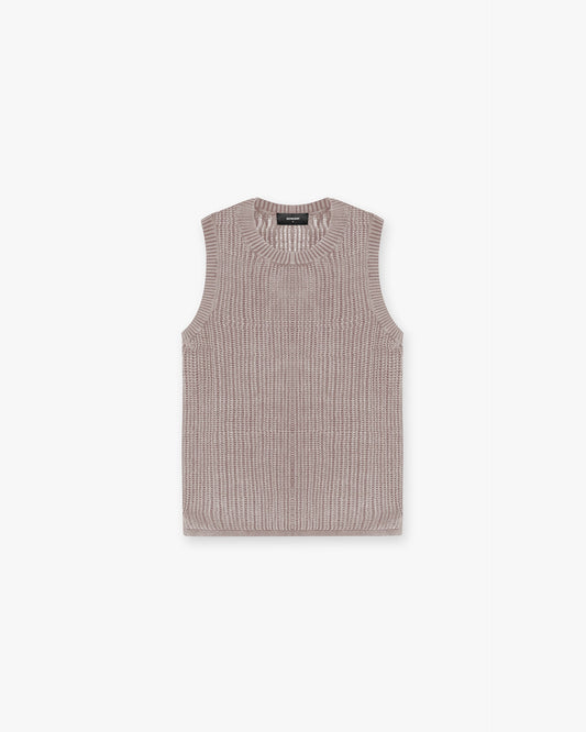 Washed Knit Vest - Dawn