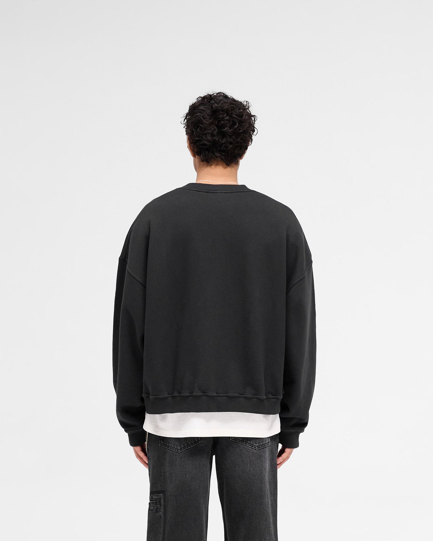 Rep Applique Sweater - Off Black