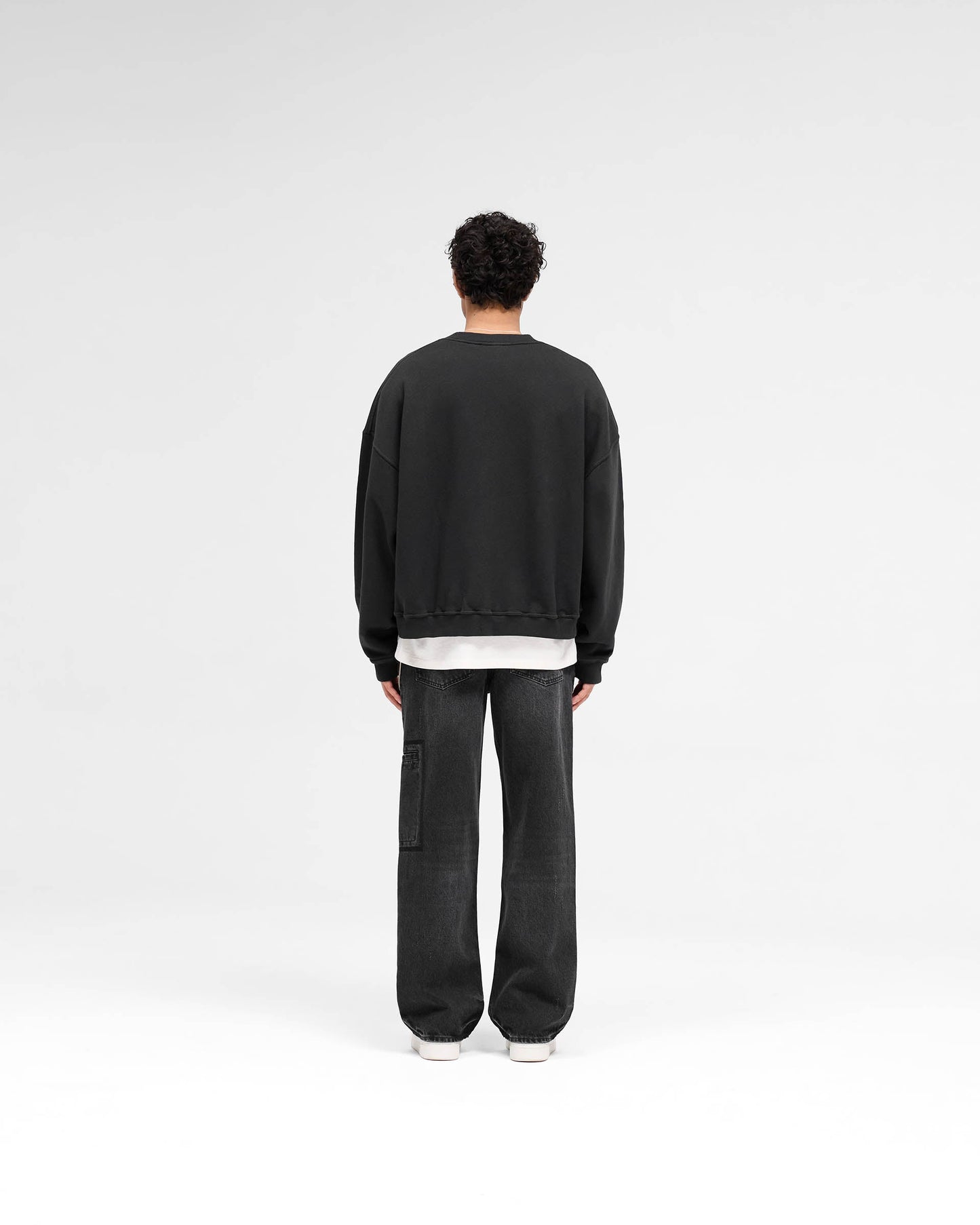 Rep Applique Sweater - Off Black