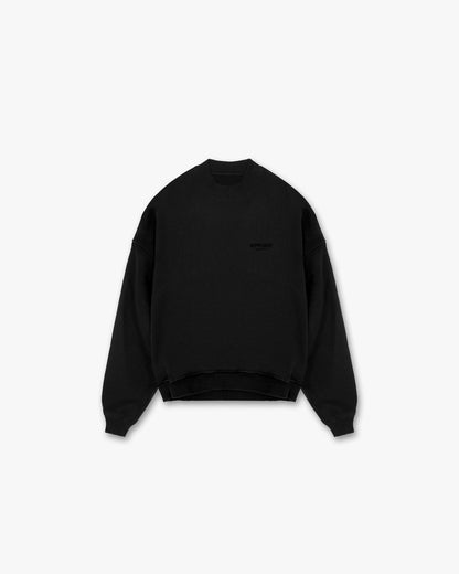 Represent Owners Club Flocked Sweater - Black