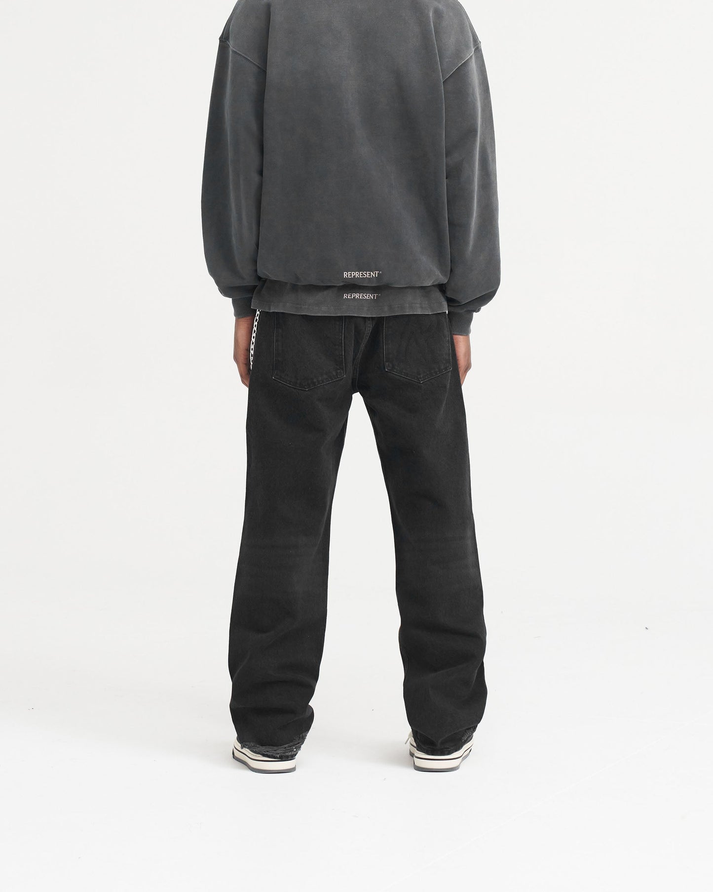 R3D Destroyer Baggy Denim - Black