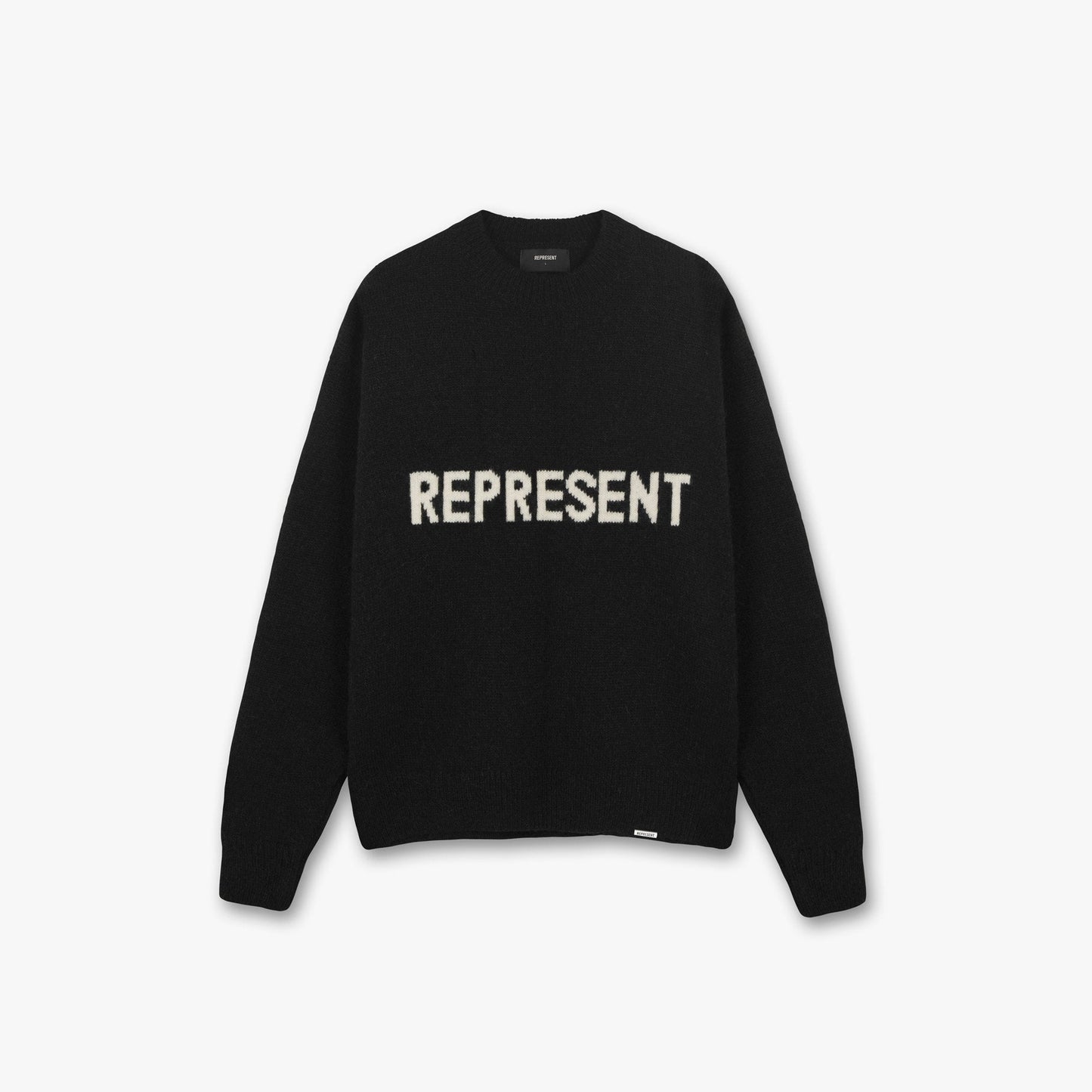 Logo Knit Sweater - Black