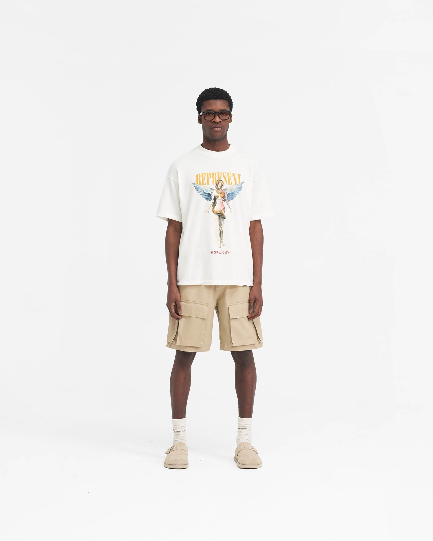 Baggy Cotton Cargo Short - Sandstone